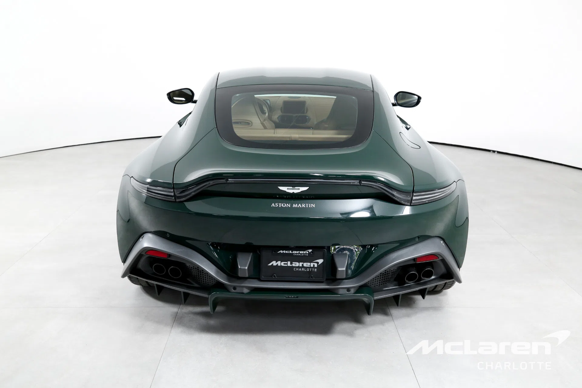 2020 Aston Martin Vantage, rear three-quarter view
