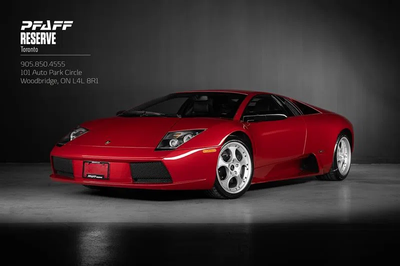 2003 Lamborghini Murciélago for sale, exterior, Rosso Vic