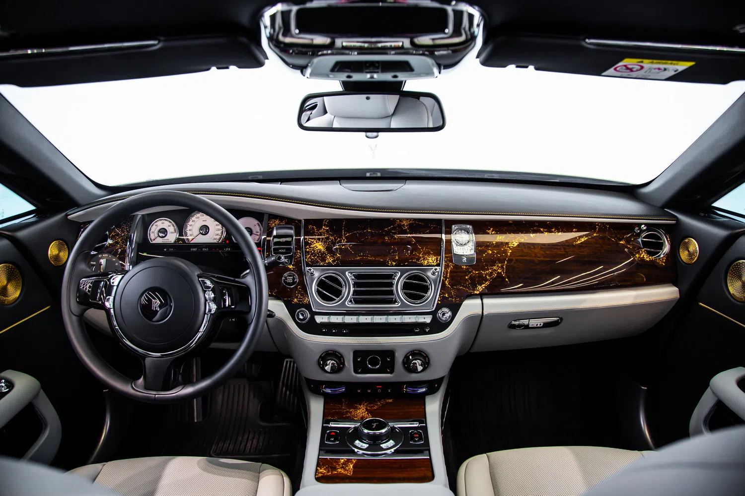2020 Rolls-Royce Wraith Eagle VIII interior, dashboard