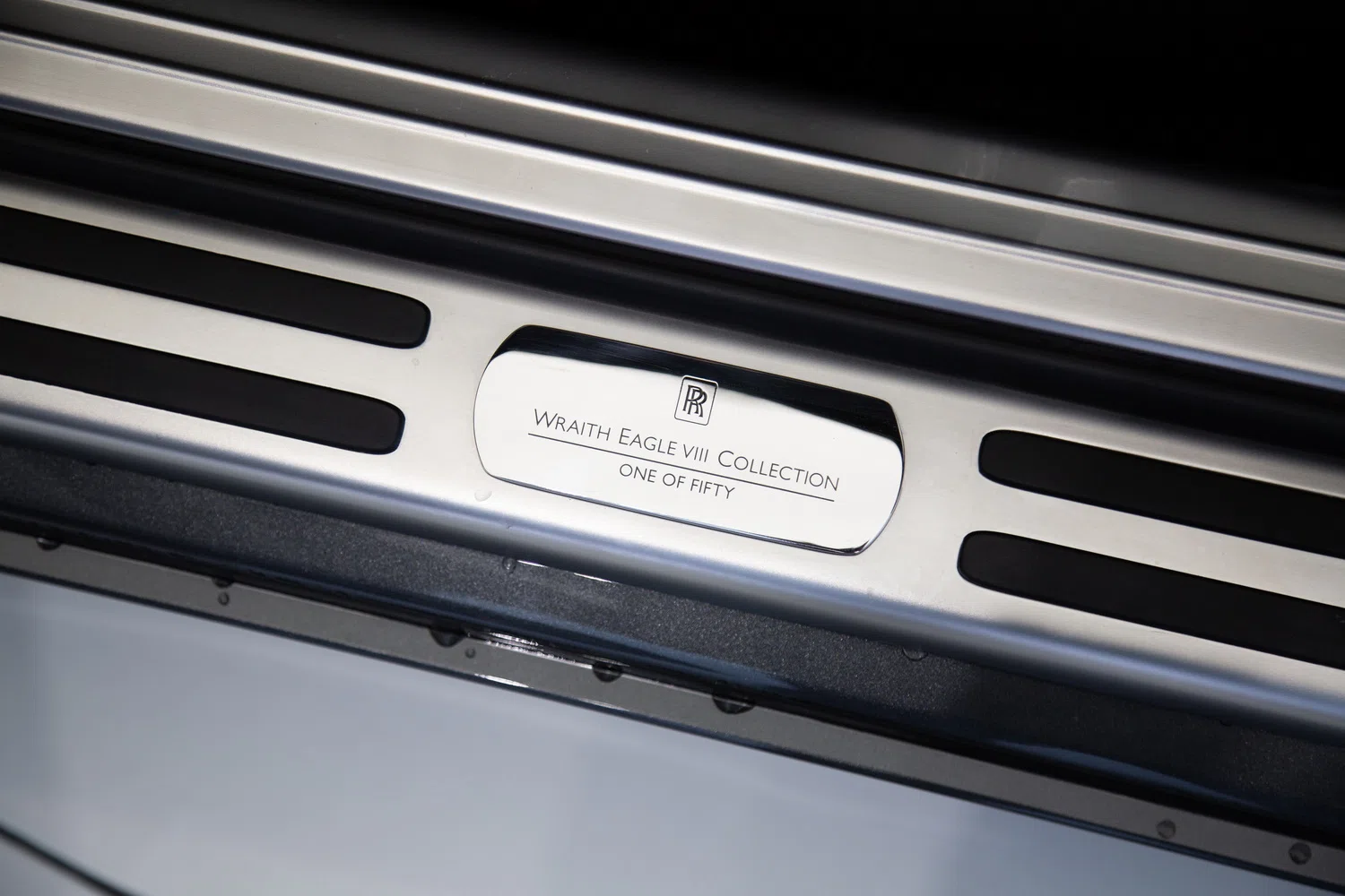 2020 Rolls-Royce Wraith Eagle VIII interior, door sill