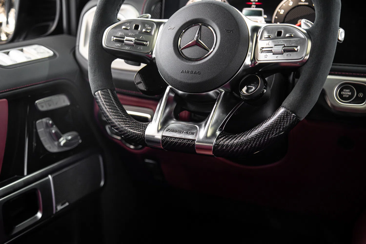 2023 Mercedes-AMG G 63 interior, steering wheel