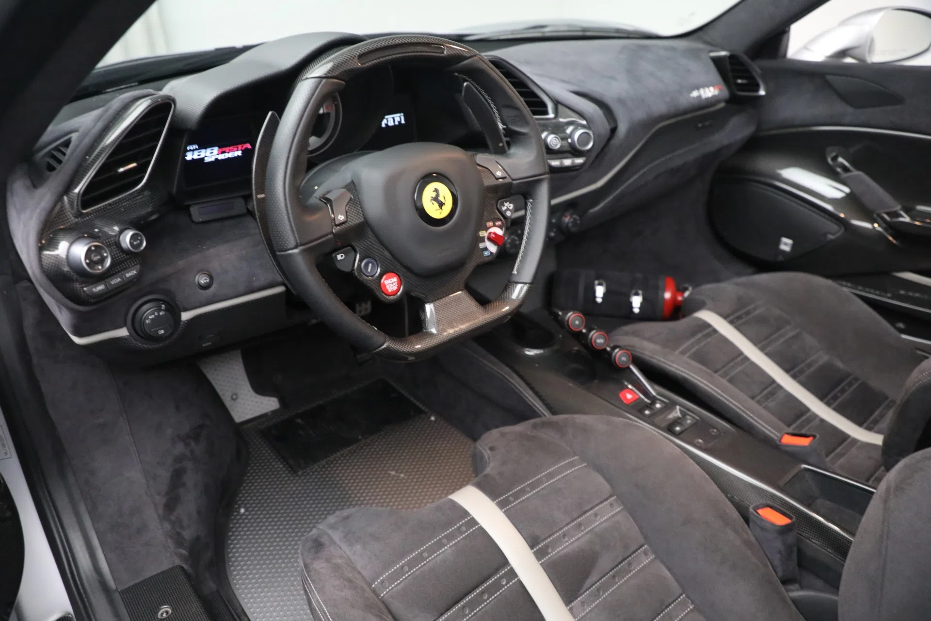 Ferrari 488 Pista Spider interior, dashboard