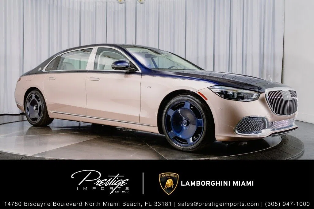 2023 Mercedes-Maybach S 680 Haute Voiture for sale, exterior, Nautical Blue Metallic / Rose Gold