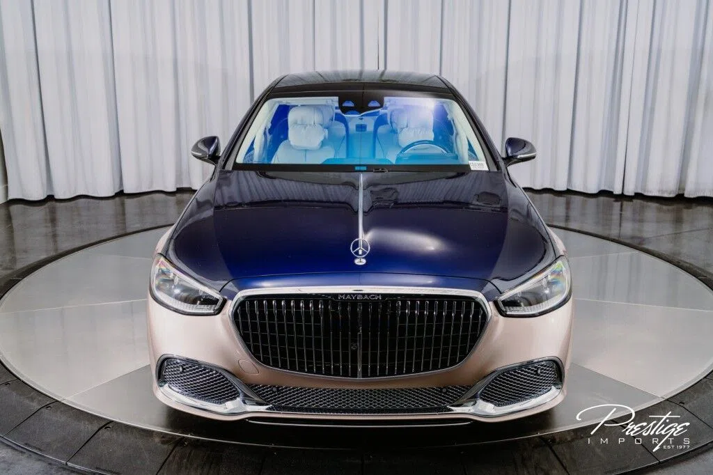 2023 Mercedes-Maybach S 680 Haute Voiture for sale, exterior, Nautical Blue Metallic / Rose Gold