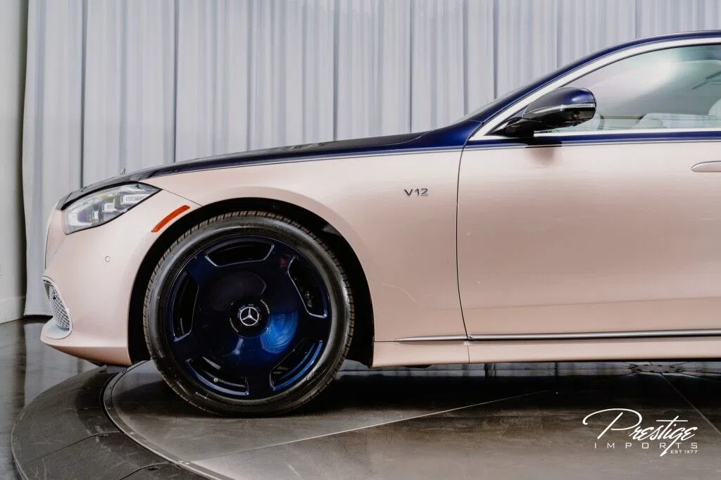2023 Mercedes-Maybach S 680 Haute Voiture for sale, exterior, Nautical Blue Metallic / Rose Gold