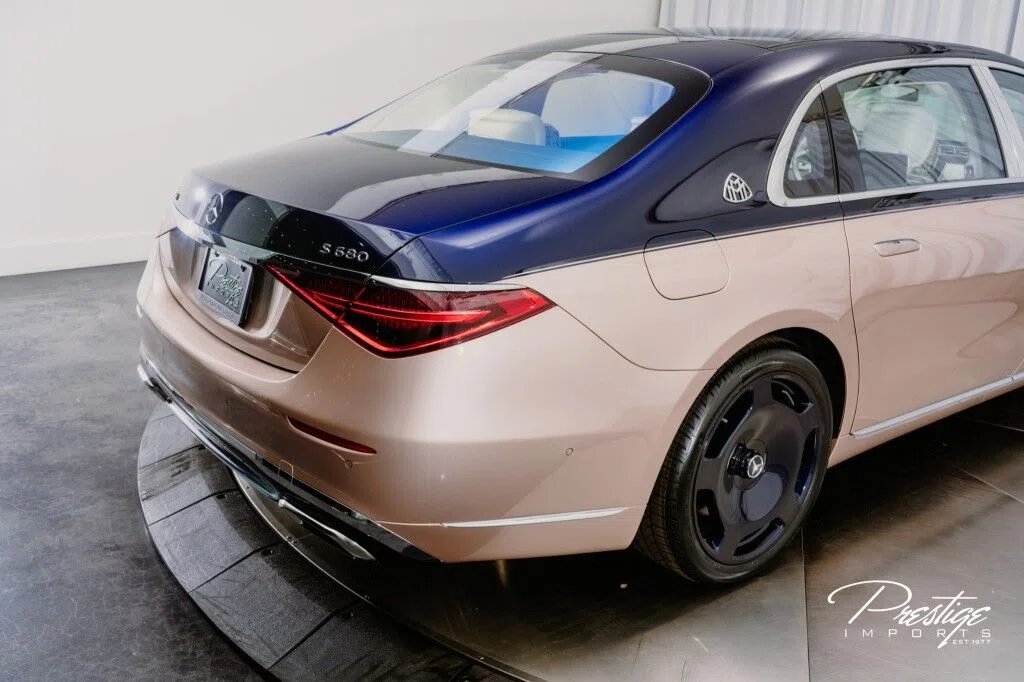 2023 Mercedes-Maybach S 680 Haute Voiture for sale, exterior, Nautical Blue Metallic / Rose Gold