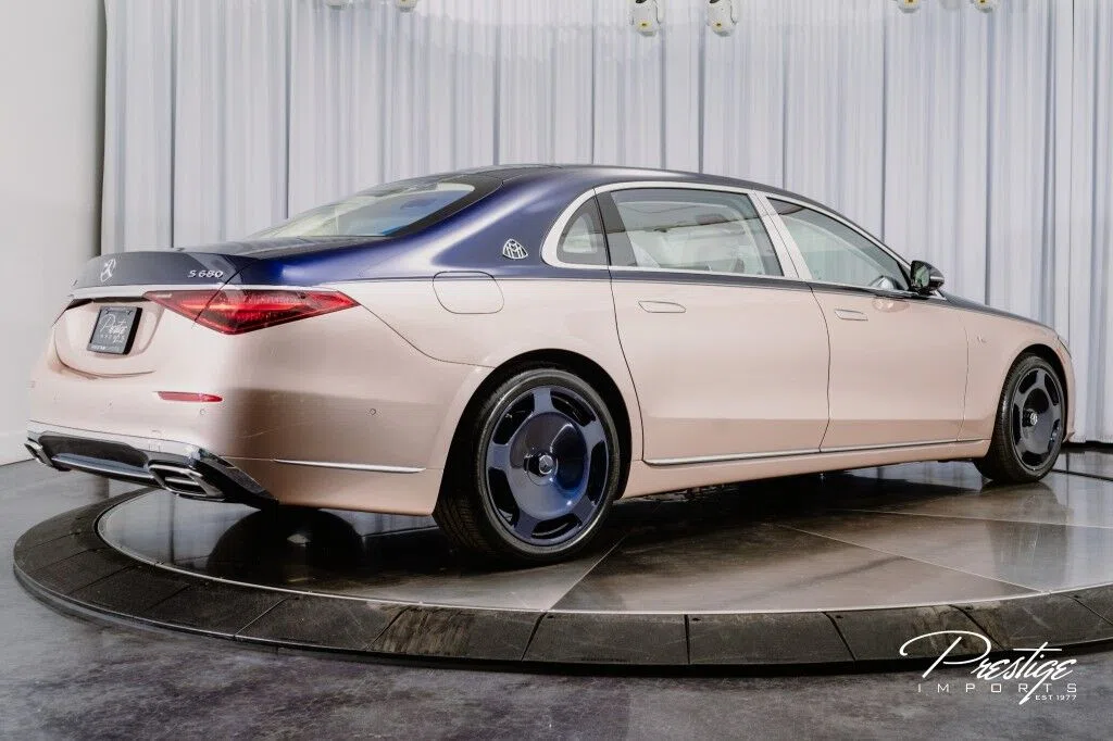 2023 Mercedes-Maybach S 680 Haute Voiture for sale, exterior, Nautical Blue Metallic / Rose Gold