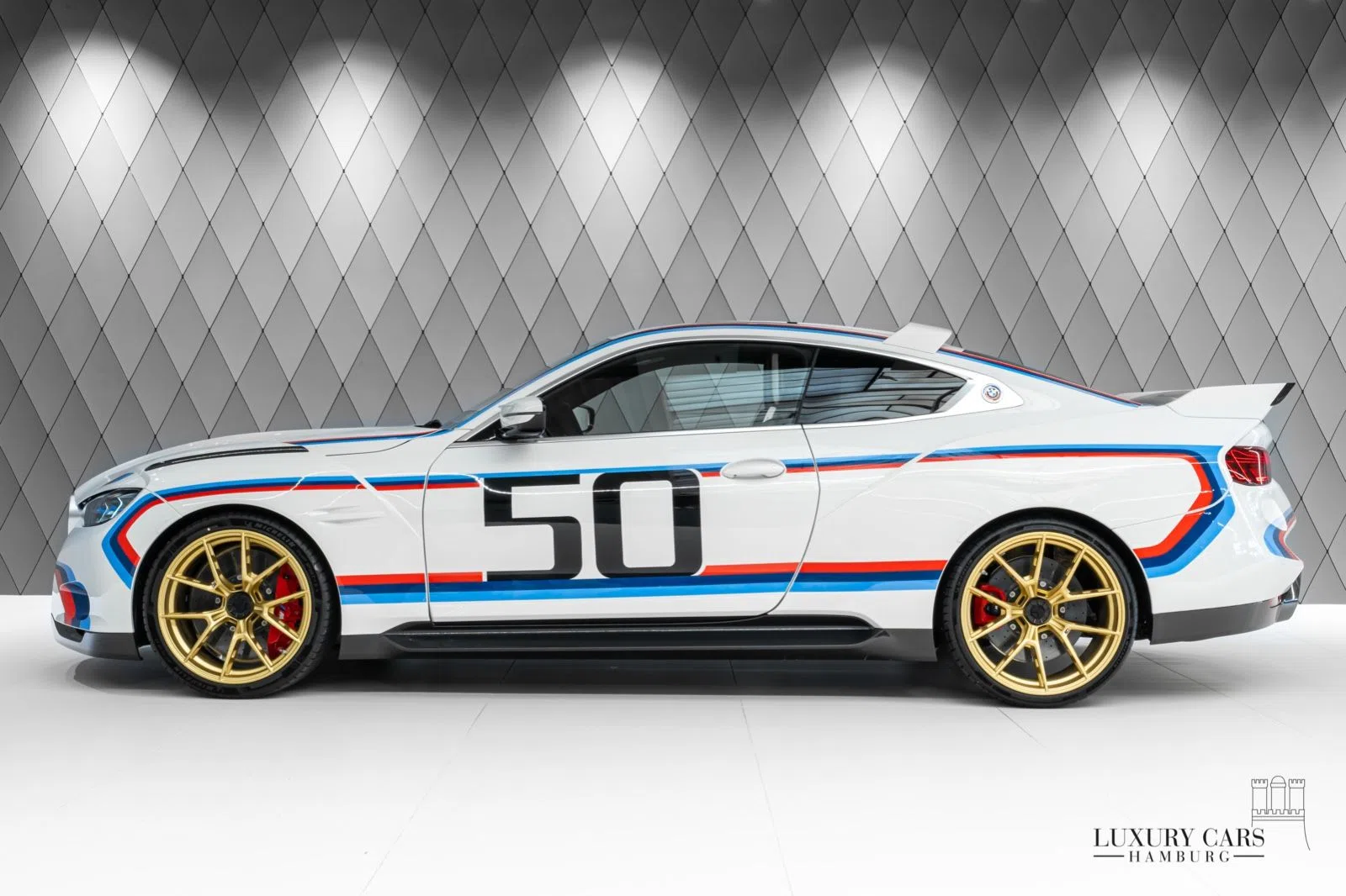 2023 BMW M3 3.0 CSL, side profile, M Sport Colour Painting
