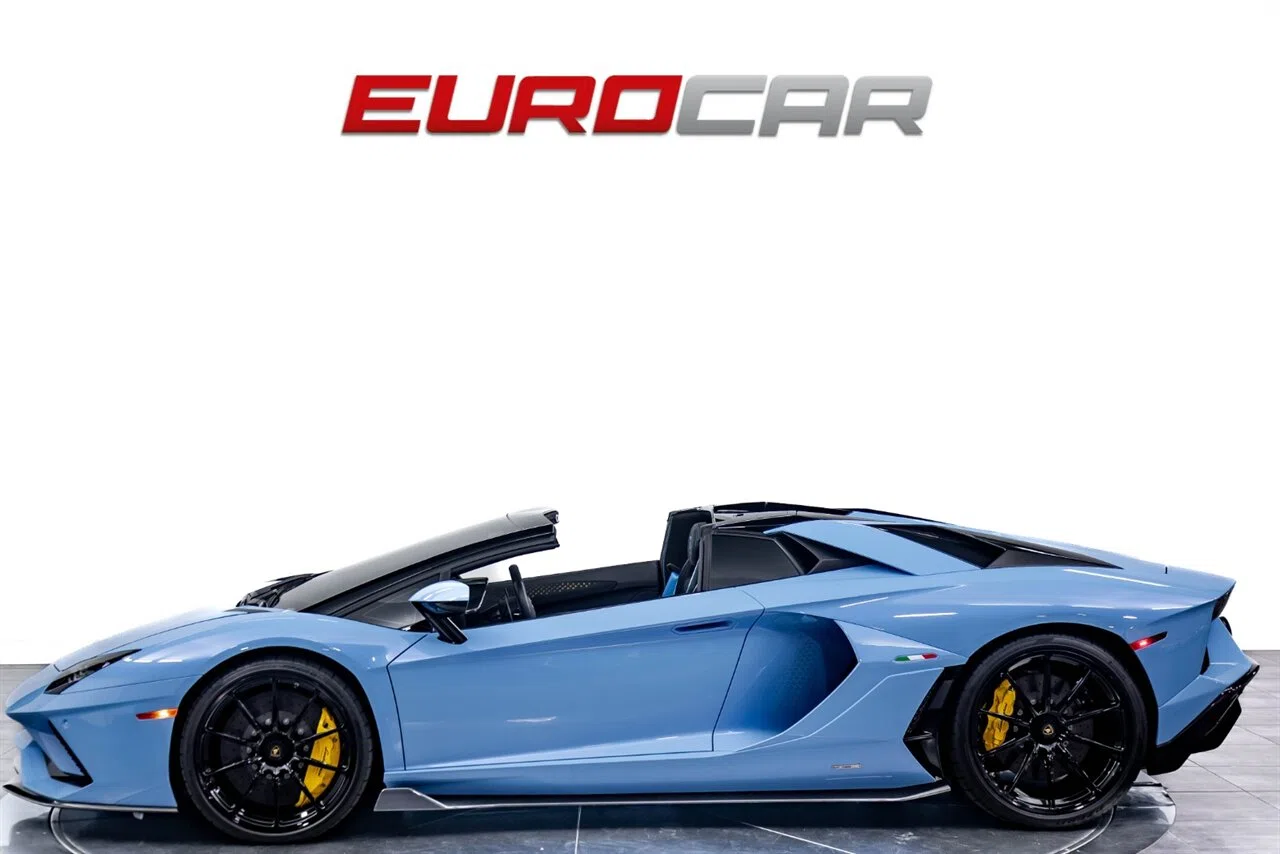 2022 Lamborghini Aventador LP 780-4 Ultimae for sale, exterior, Blu Cepheus Ad Personam