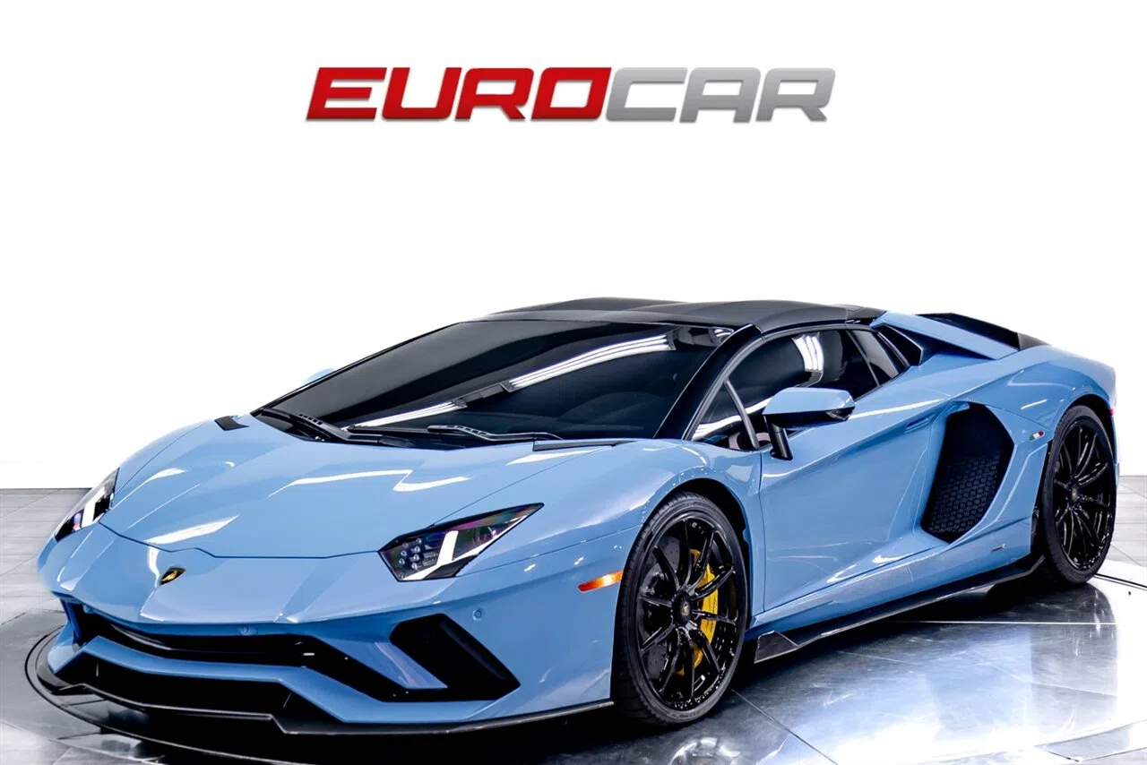 2022 Lamborghini Aventador LP 780-4 Ultimae for sale, exterior, Blu Cepheus Ad Personam