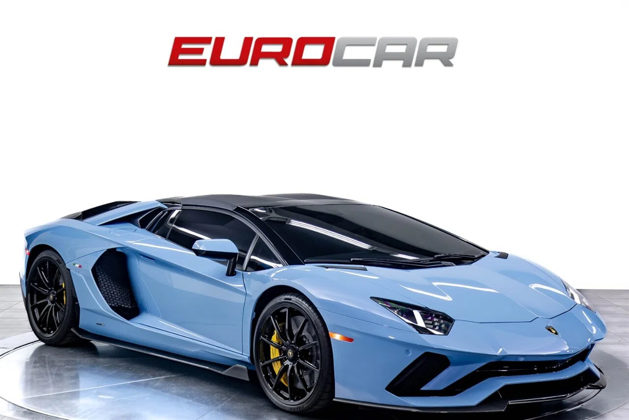 2022 Lamborghini Aventador LP 780-4 Ultimae for sale, exterior, Blu Cepheus Ad Personam