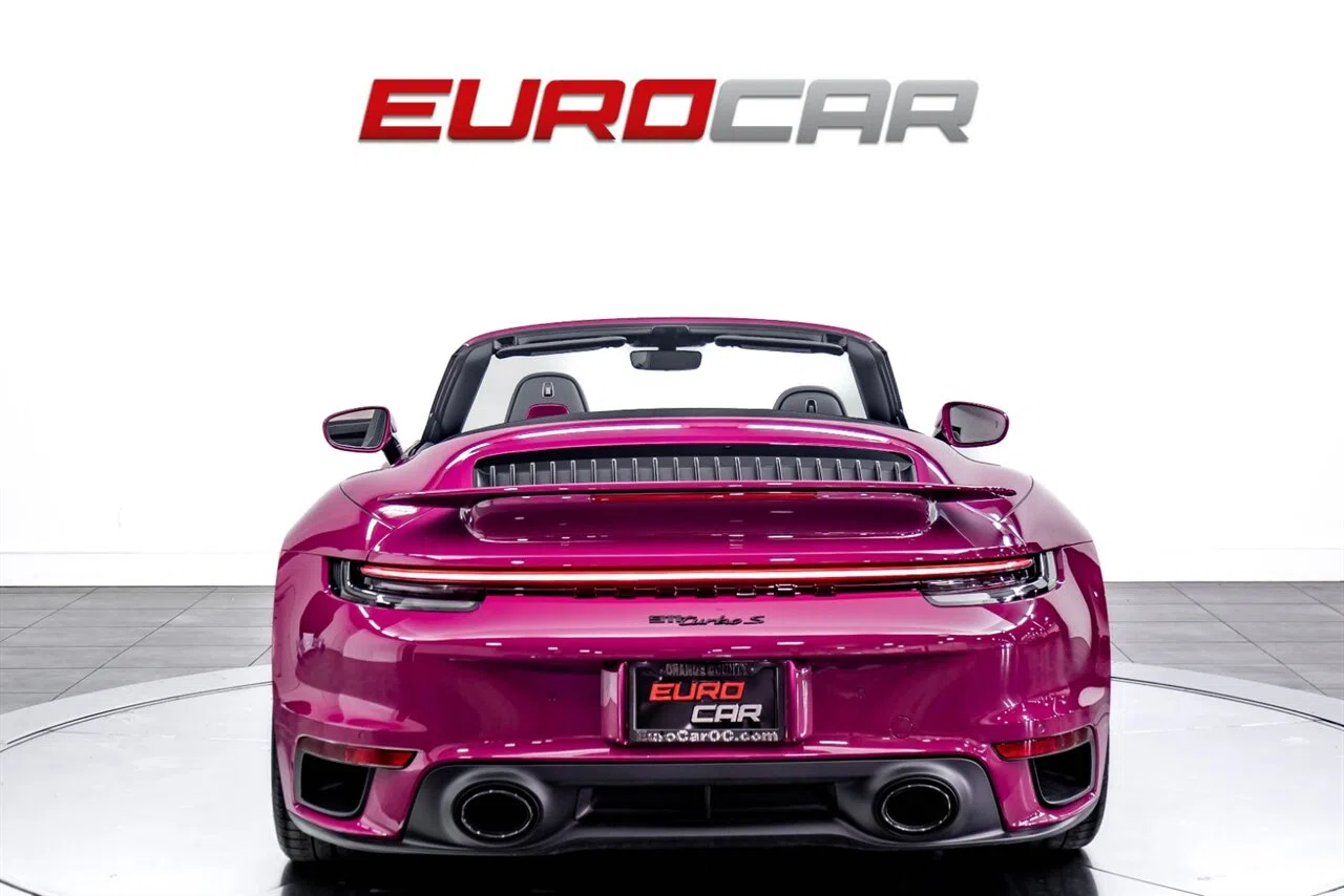2023 Porsche 911 Turbo S for sale, exterior, Ruby Star Neo