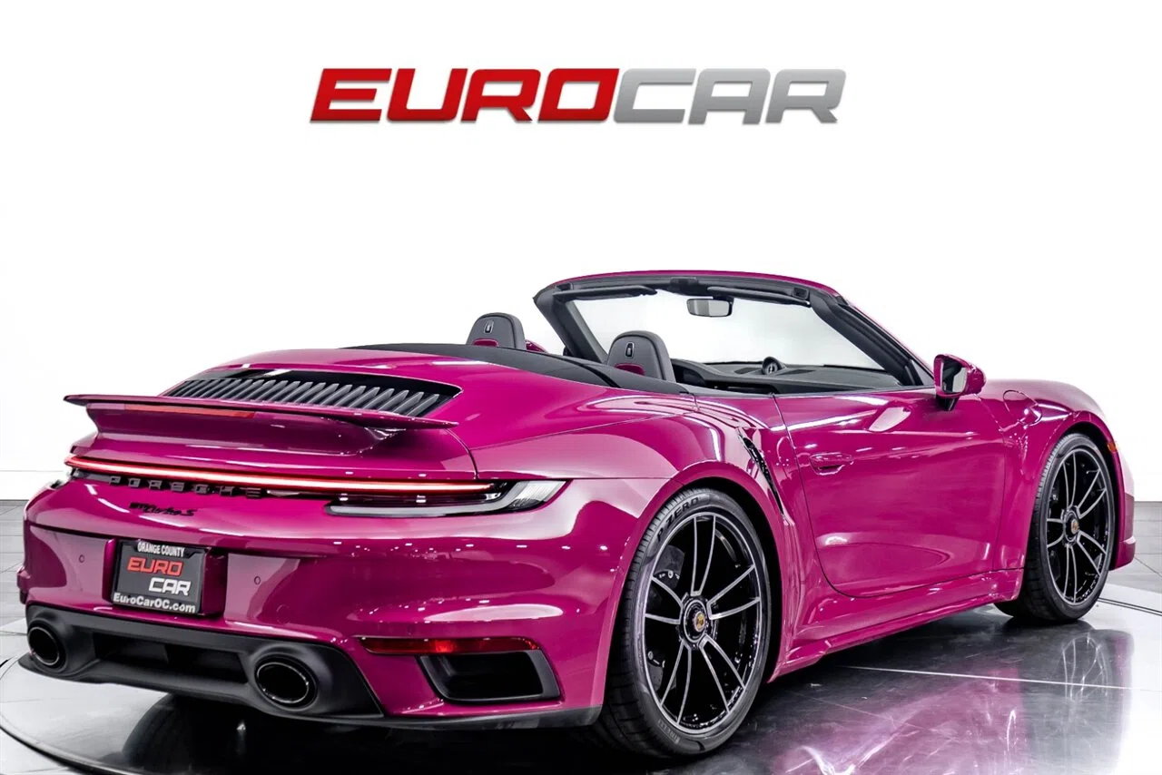 2023 Porsche 911 Turbo S for sale, exterior, Ruby Star Neo