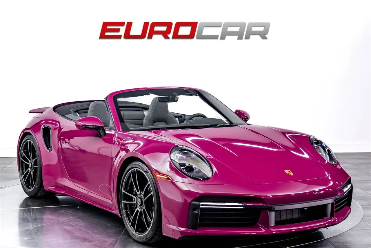 2023 Porsche 911 Turbo S for sale, exterior, Ruby Star Neo