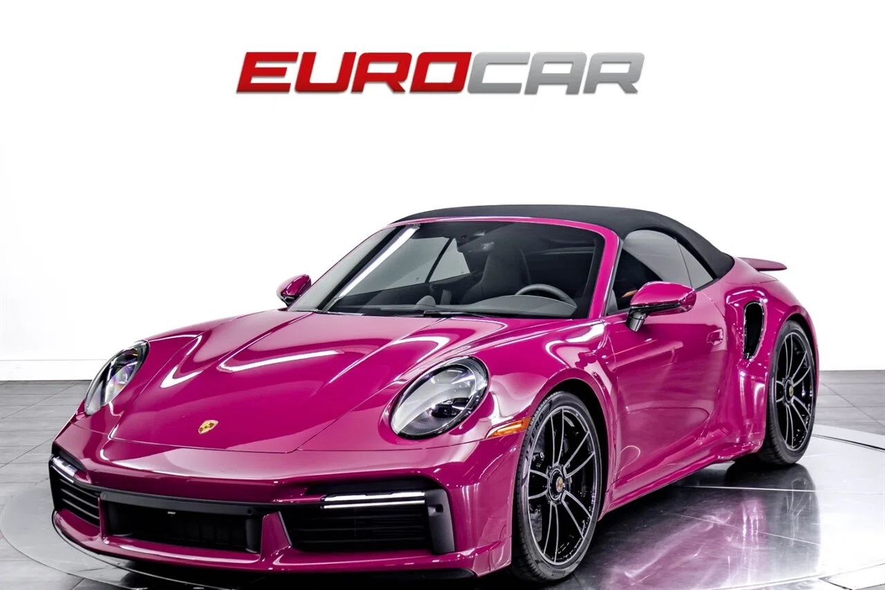 2023 Porsche 911 Turbo S for sale, exterior, Ruby Star Neo
