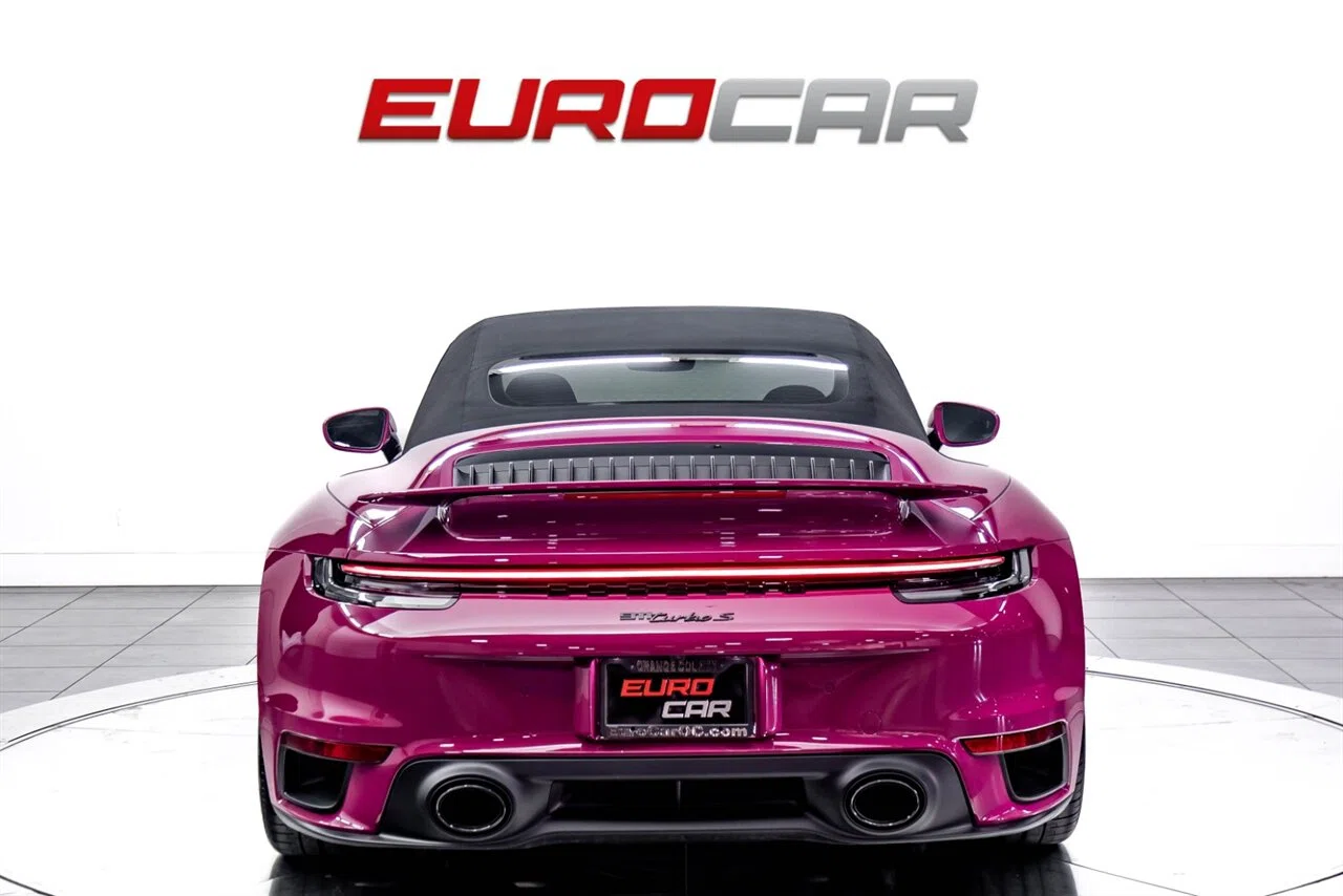 2023 Porsche 911 Turbo S for sale, exterior, Ruby Star Neo
