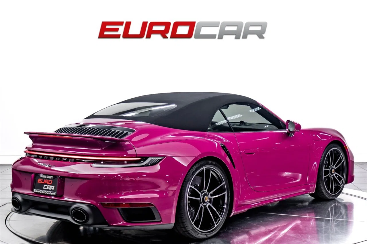 2023 Porsche 911 Turbo S for sale, exterior, Ruby Star Neo