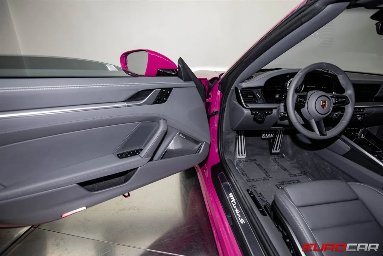 2023 Porsche 911 Turbo S interior, door panel