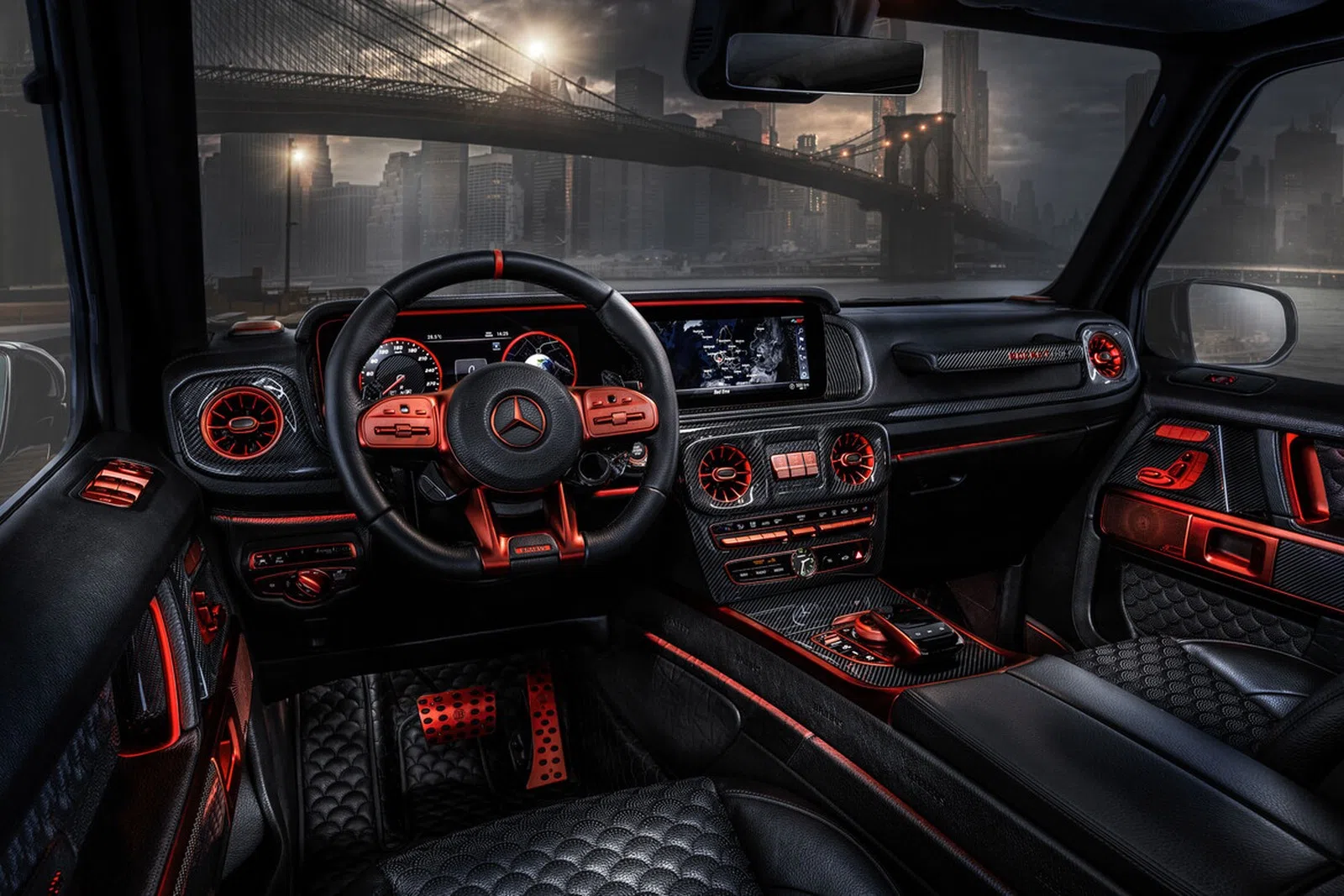 2023 BRABUS P 900 Rocket Edition interior, dashboard