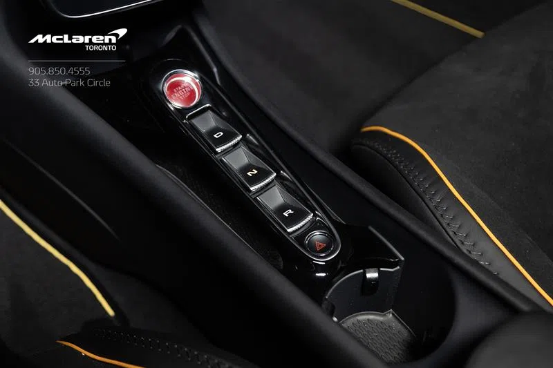 2023 McLaren Artura interior, center console