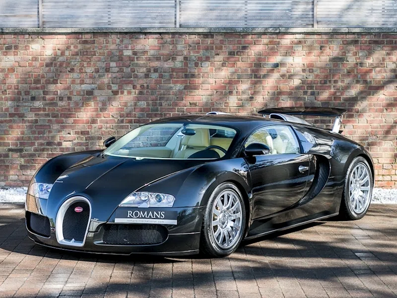 2007 Bugatti Veyron 16.4 for sale, exterior, Single Tone Black Metallic