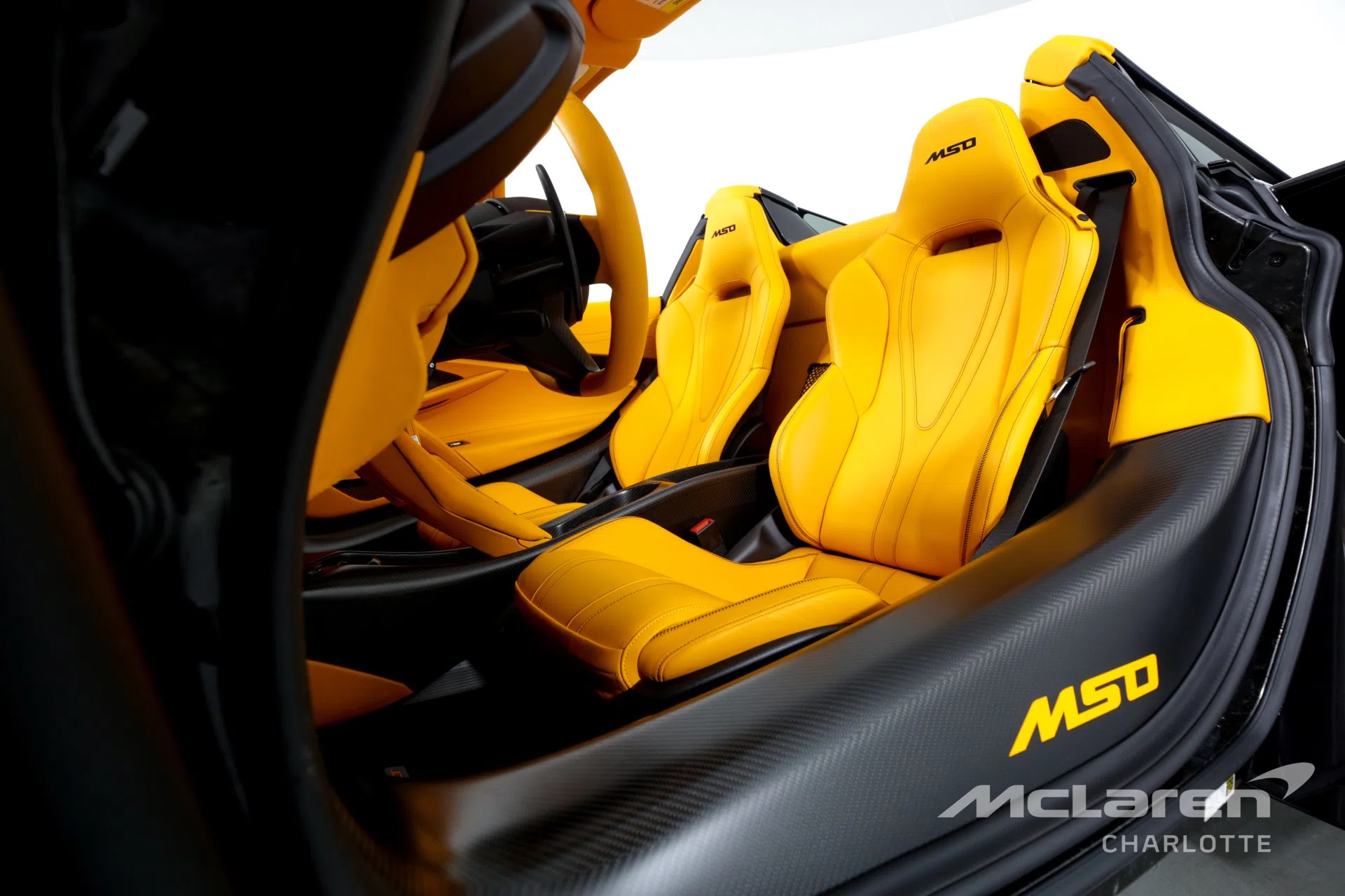 2022 McLaren 765LT Spider interior, seats