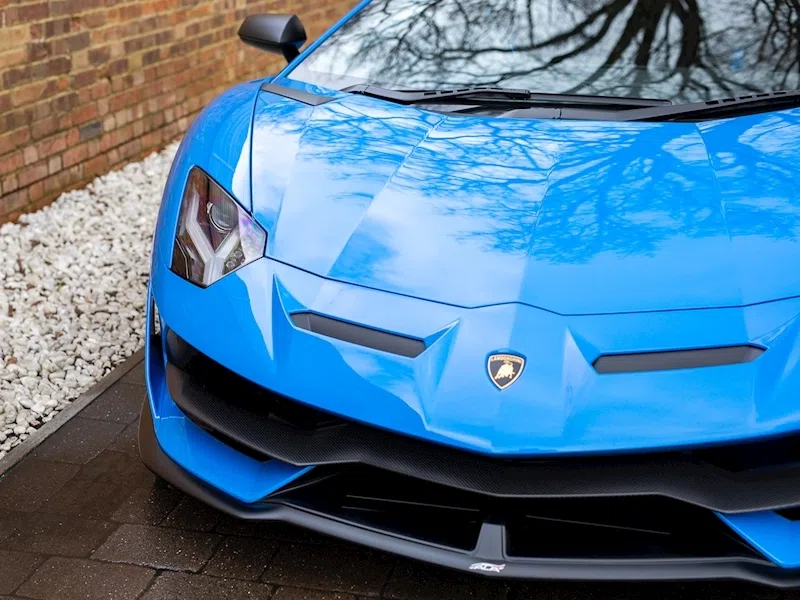 2019 Lamborghini Aventador LP 770-4 SVJ for sale, exterior, Blu Nila