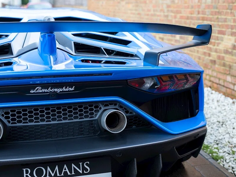 2019 Lamborghini Aventador LP 770-4 SVJ for sale, exterior, Blu Nila