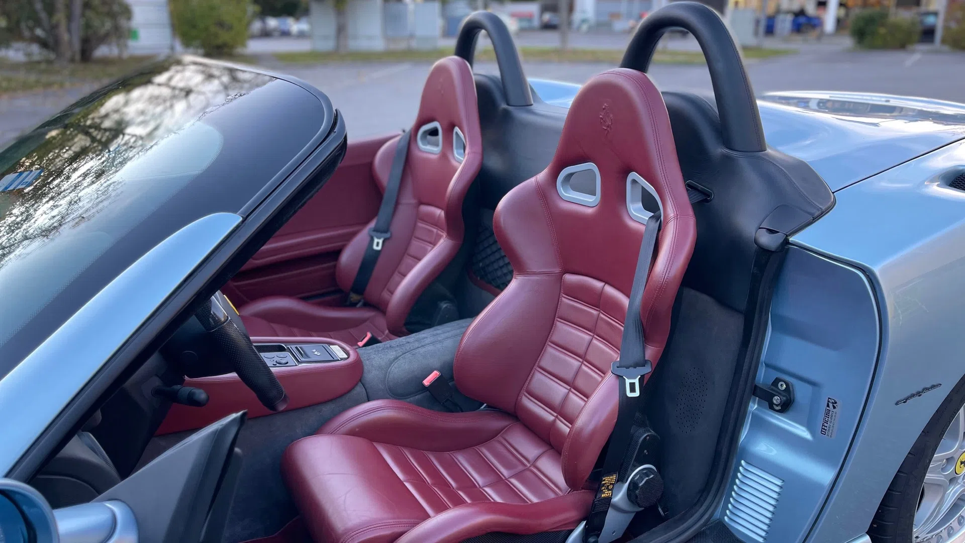 2001 Ferrari 550 Barchetta Pininfarina interior, seats