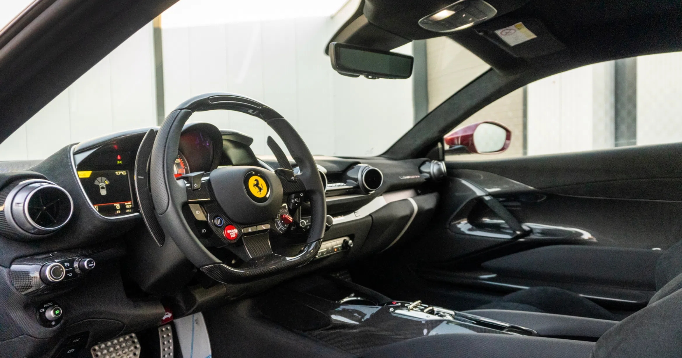 2022 Ferrari 812 Competizione interior, dashboard