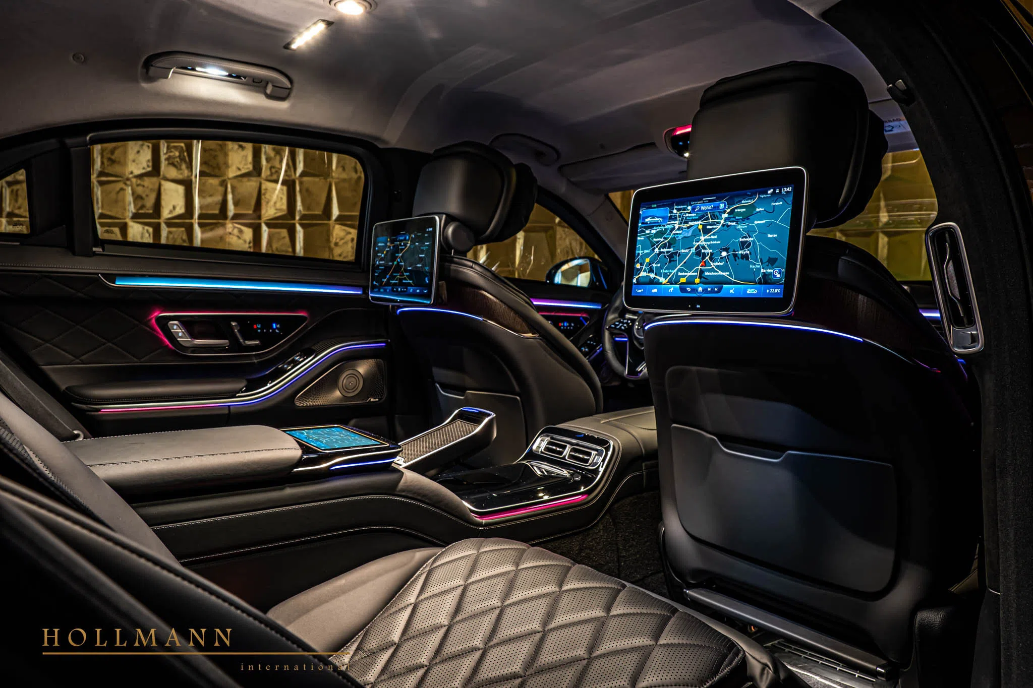 2023 Mercedes-Benz S 680 4MATIC GUARD VR10 interior, seats, Leather Black