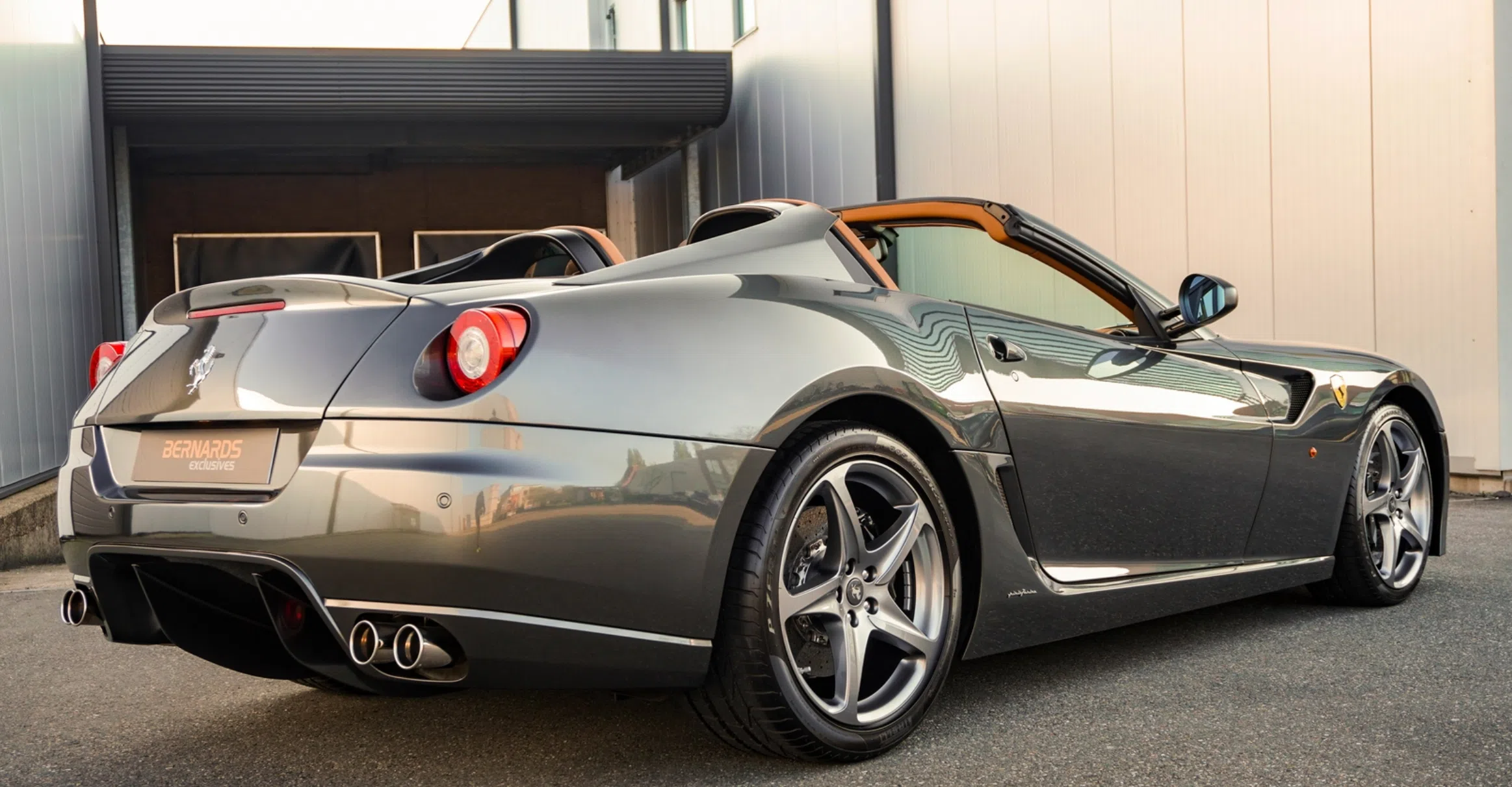 2011 Ferrari SA Aperta for sale, exterior, Grigio Silverstone