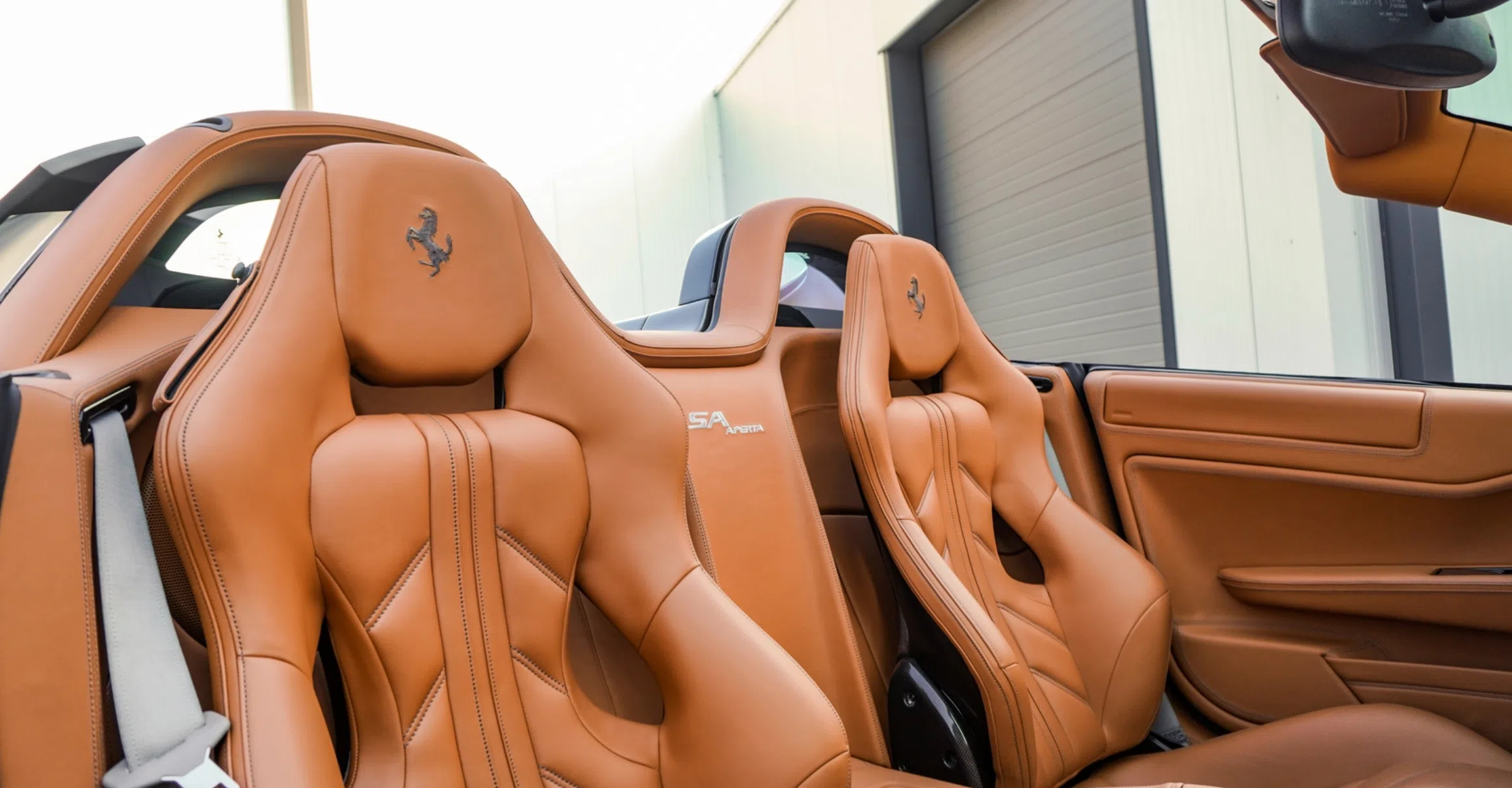 2011 Ferrari SA Aperta interior, seats