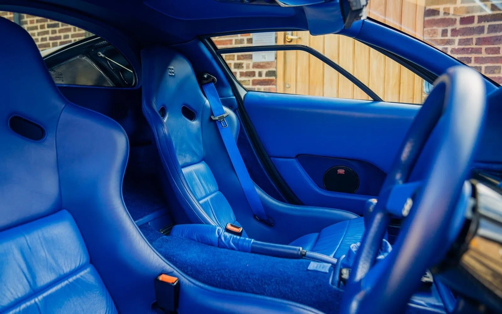 1994 Bugatti EB110 Super Sport Prototype interior, seats