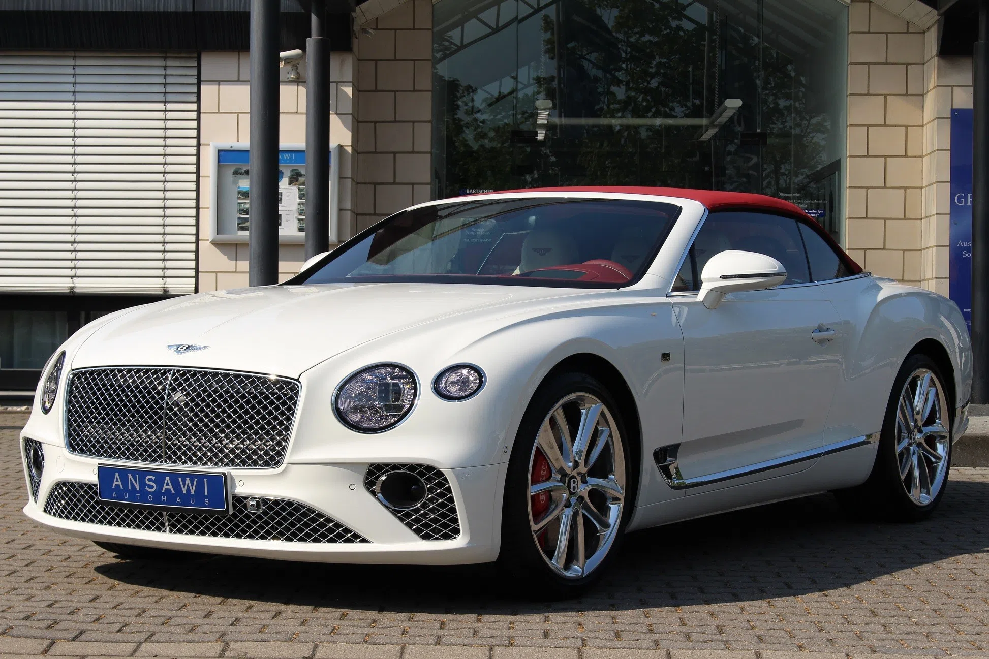 2019 Bentley Continental GTC FIRST EDITION for sale, exterior, Glacier white