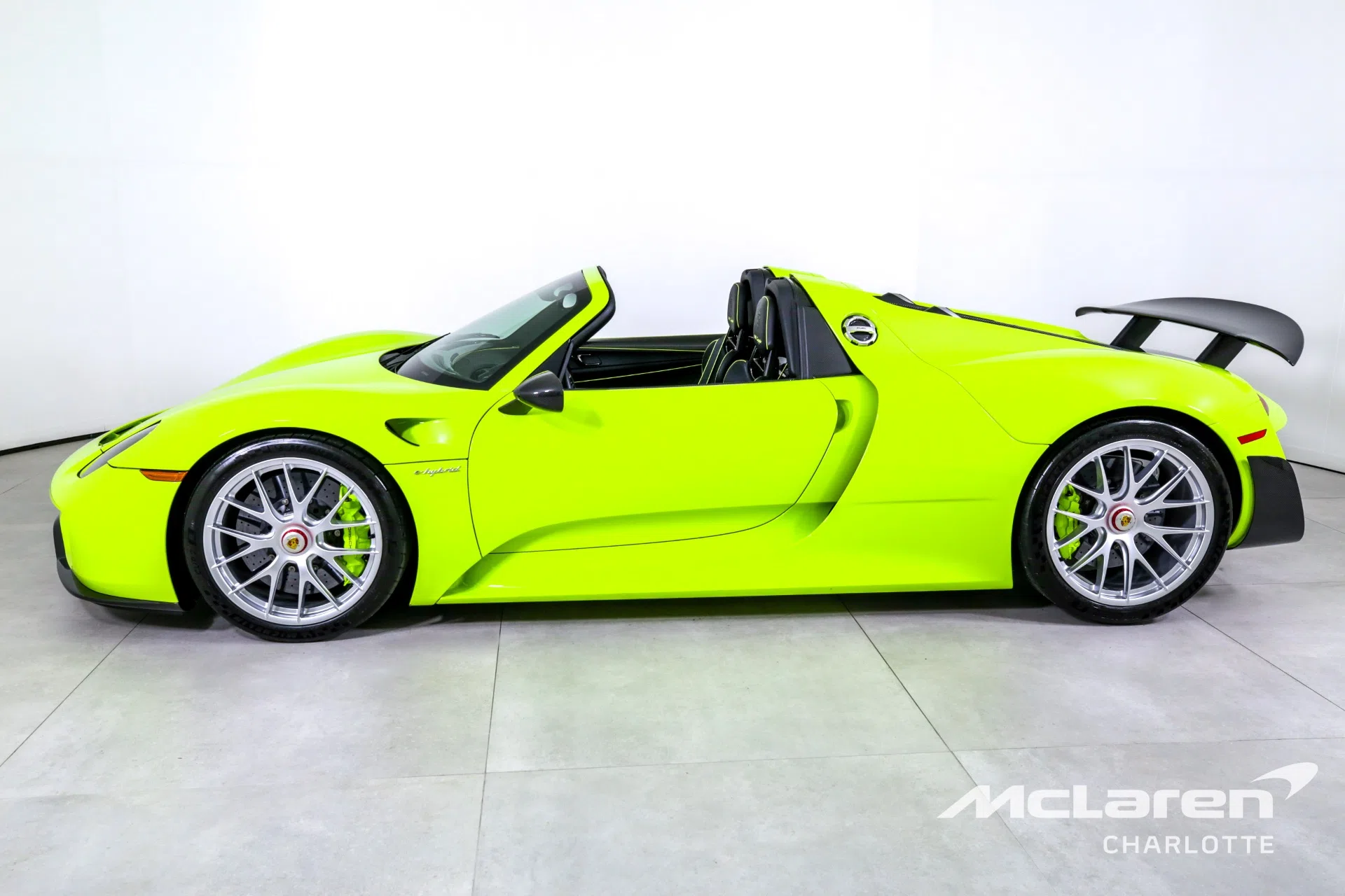 2015 Porsche 918 Spyder for sale, exterior, PTS Acid Green