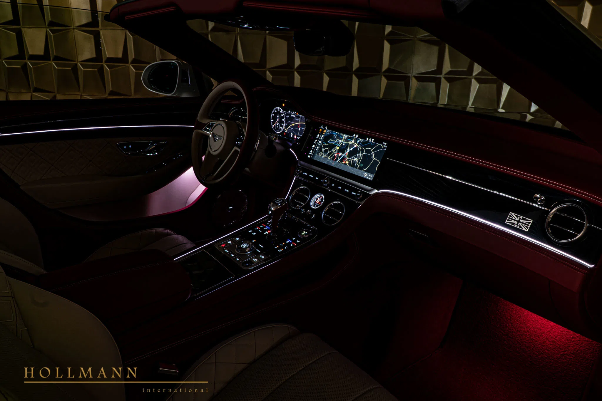 2019 Mansory Continental GTC interior, dashboard, LINEN