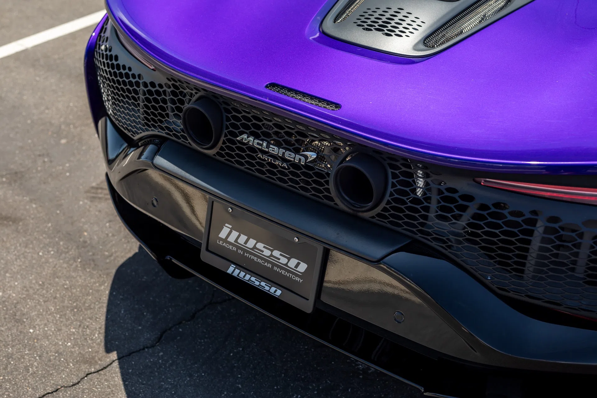2023 McLaren Artura for sale, exterior, Lantana Purple