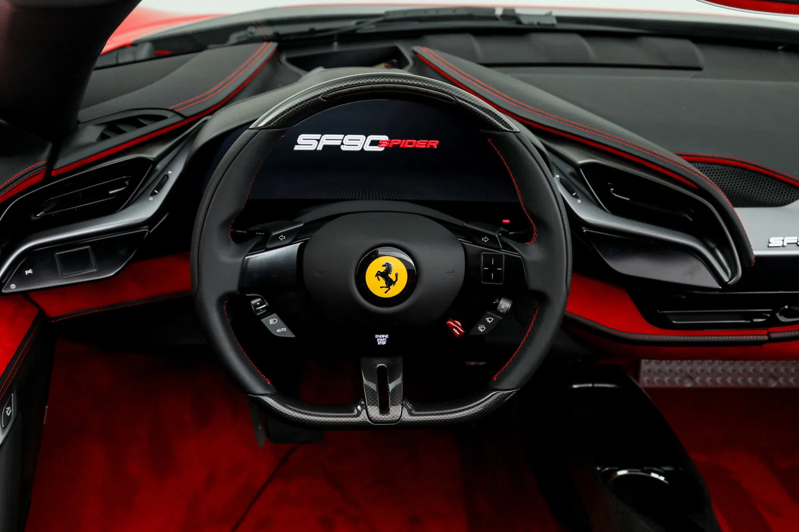 2023 Ferrari SF90 Spider interior