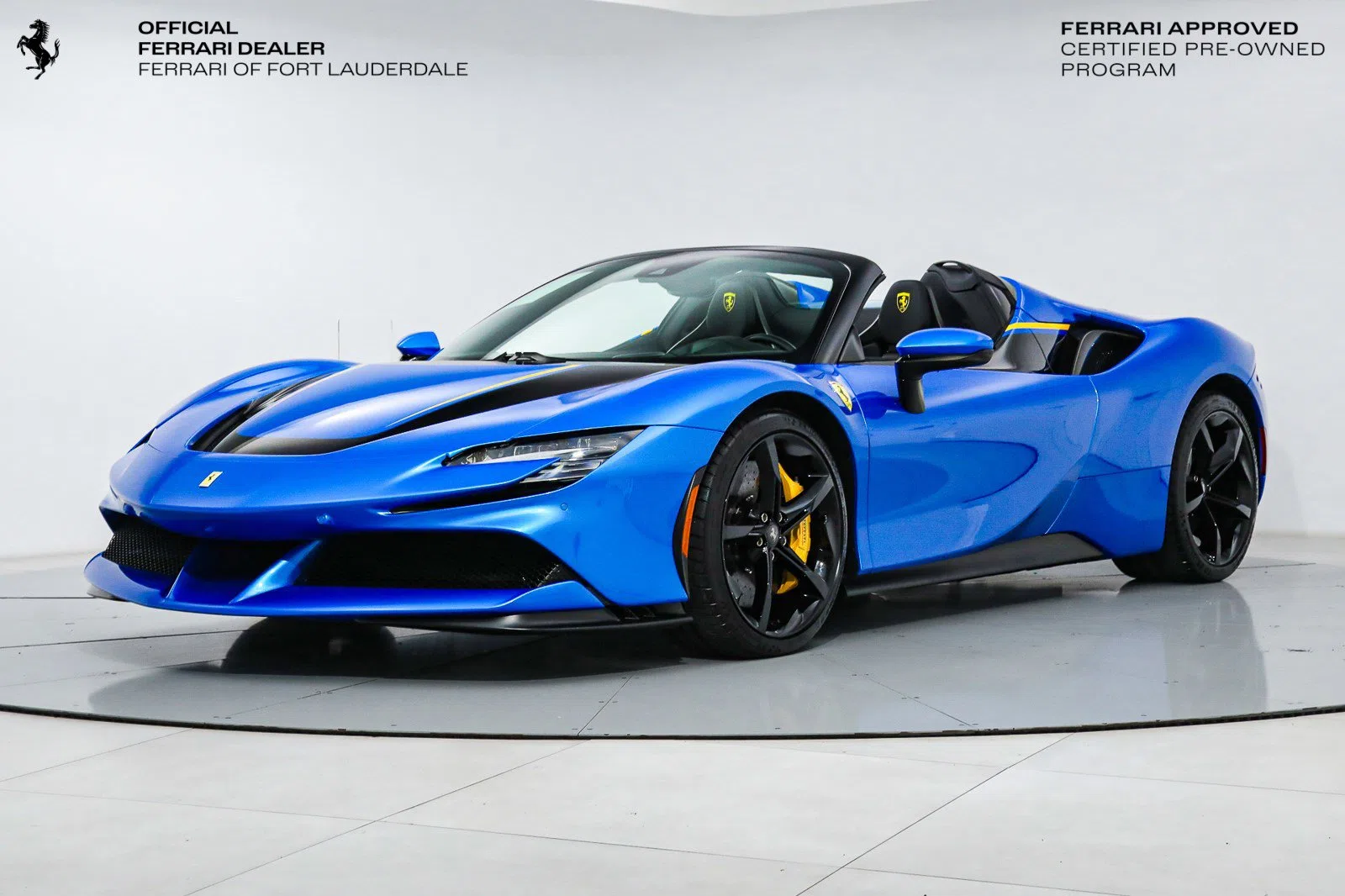 2023 Ferrari SF90 Spider Atelier for sale, exterior, Azzurro Dino Mica