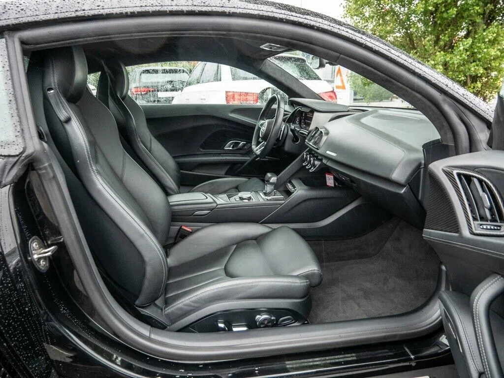 2016 Audi R8 V10 plus 5.2FSI interior, Vollleder, Schwarz