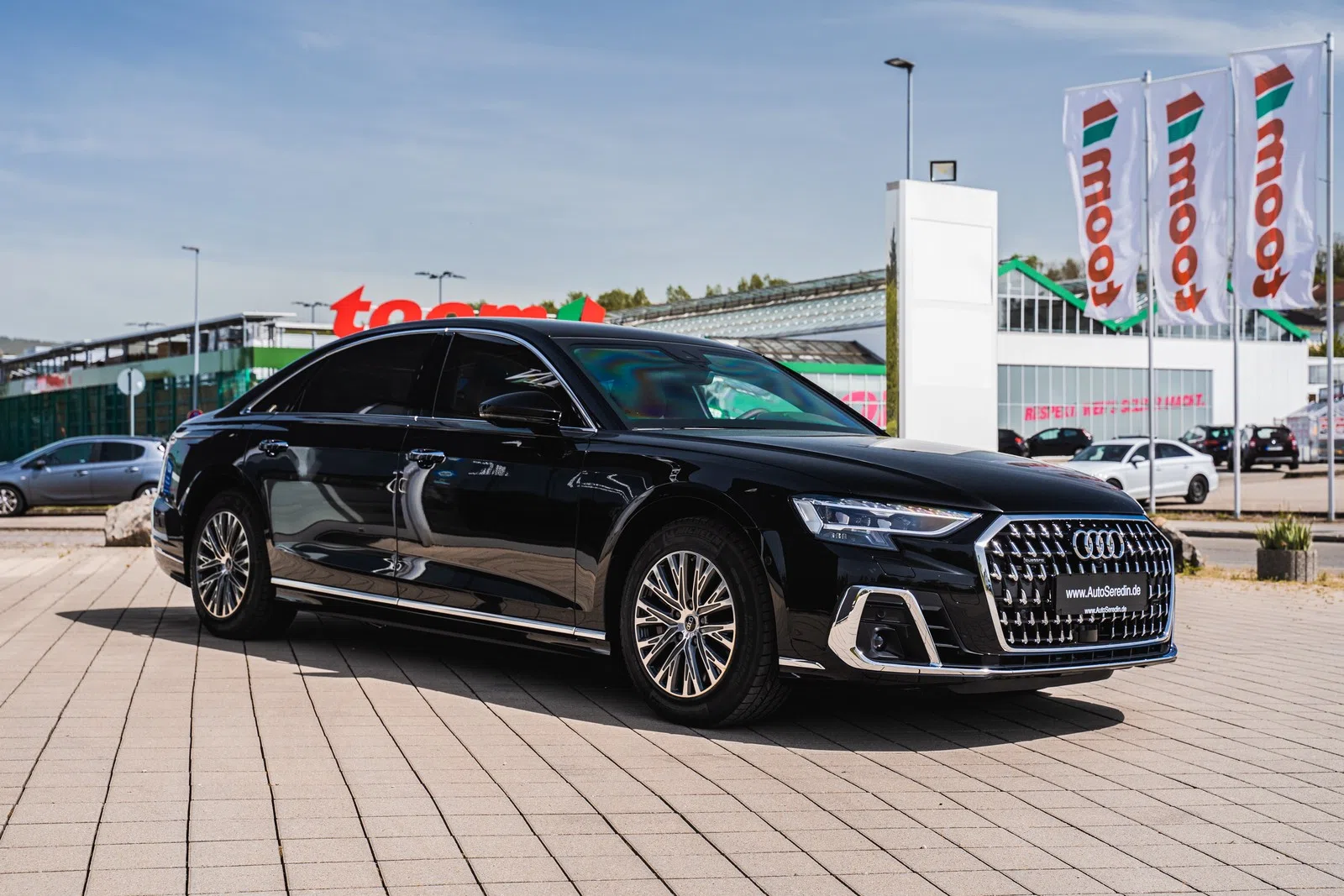 2024 Audi A8 L Security for sale, exterior, Mythos Black