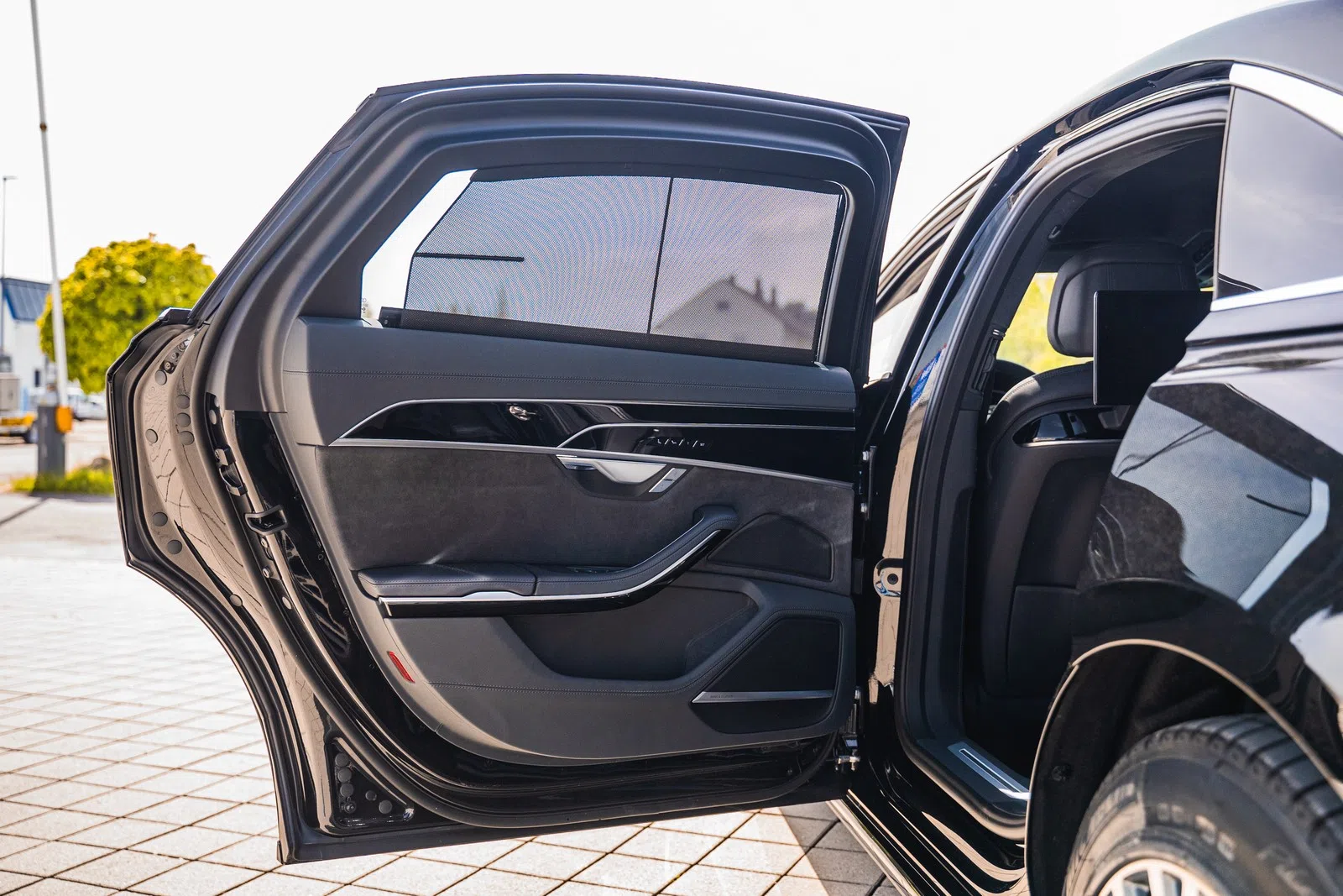 2024 Audi A8 L Security for sale, exterior, Mythos Black