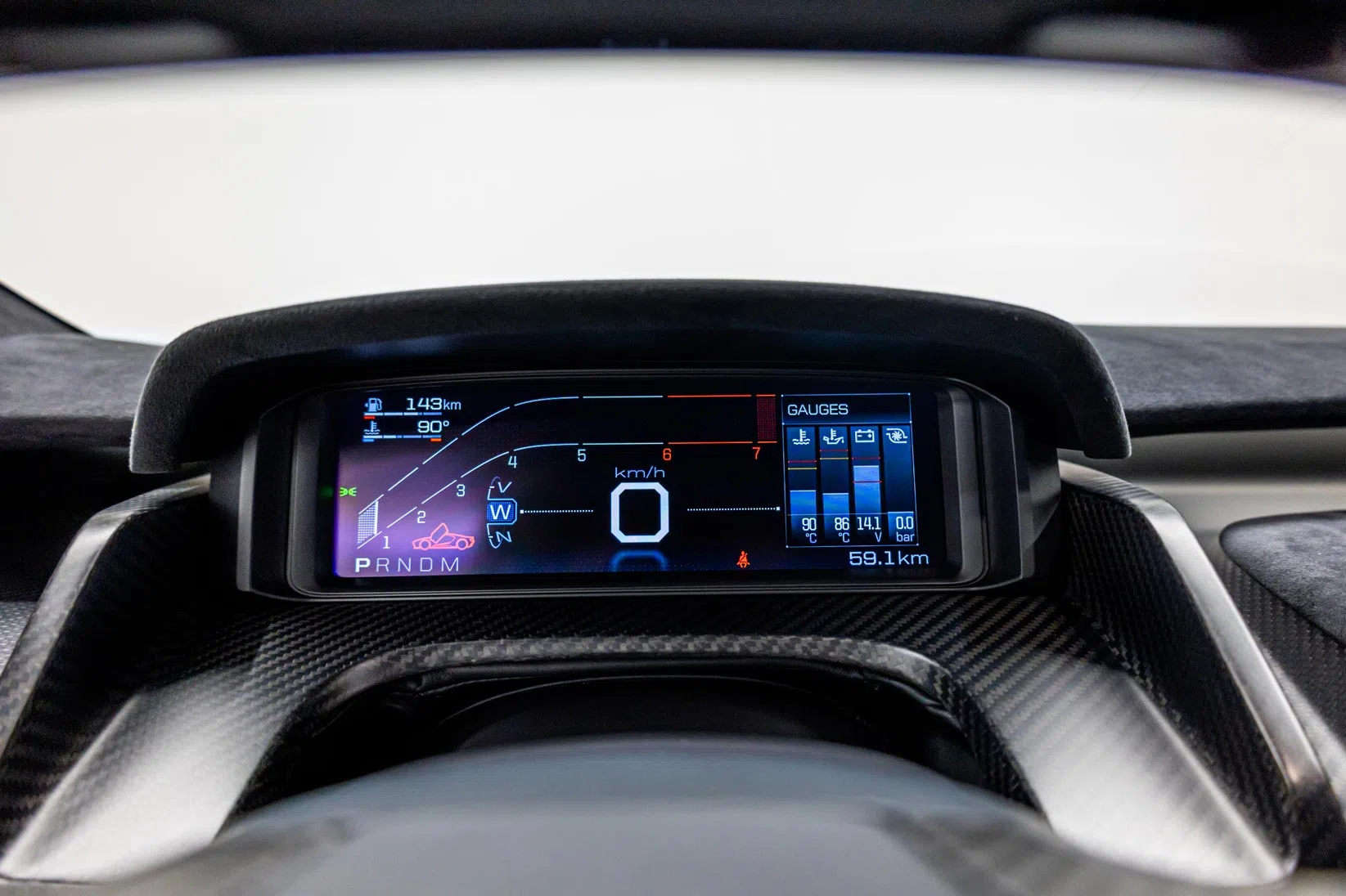2019 Ford GT Heritage Edition interior