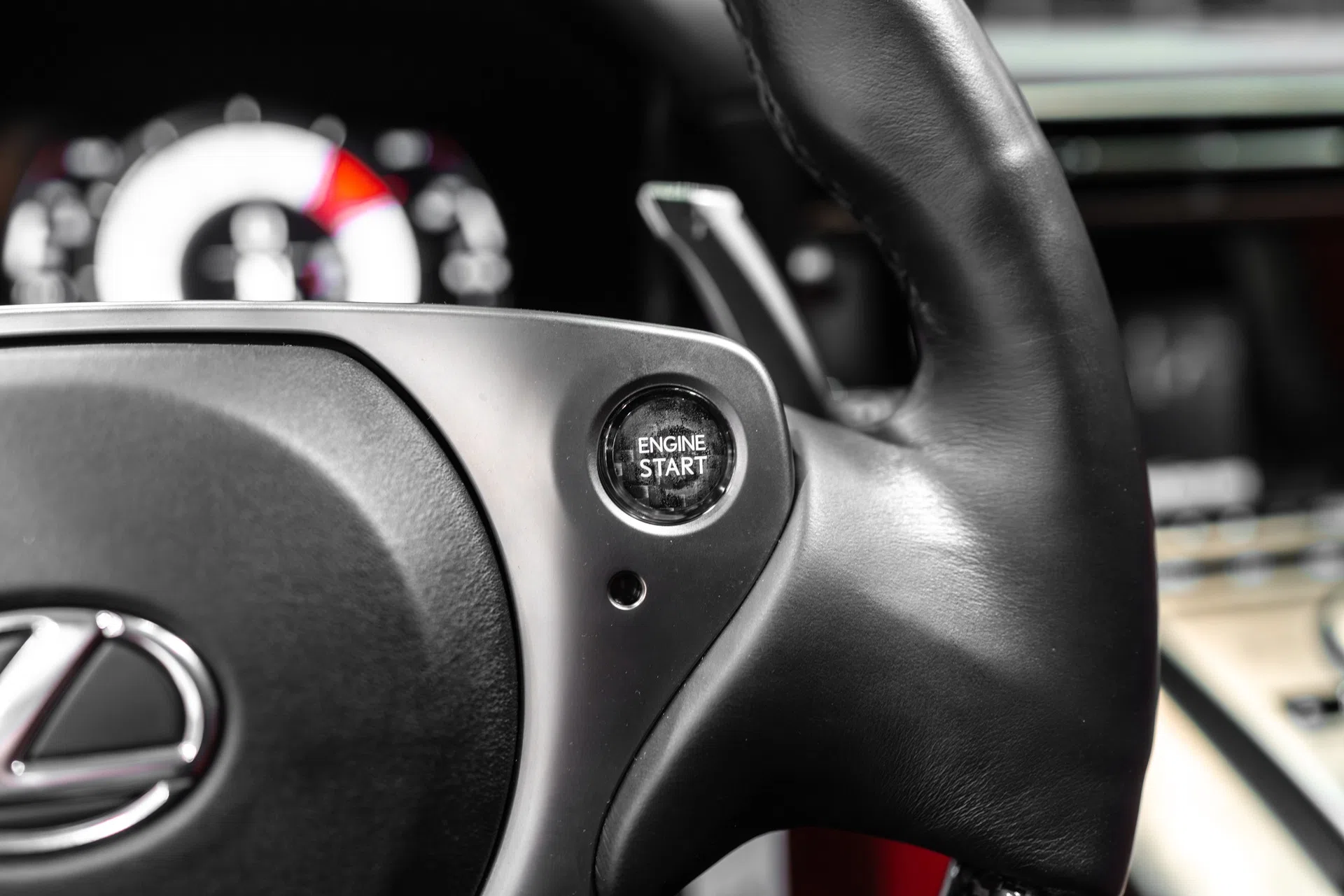 2012 Lexus LFA interior, steering wheel