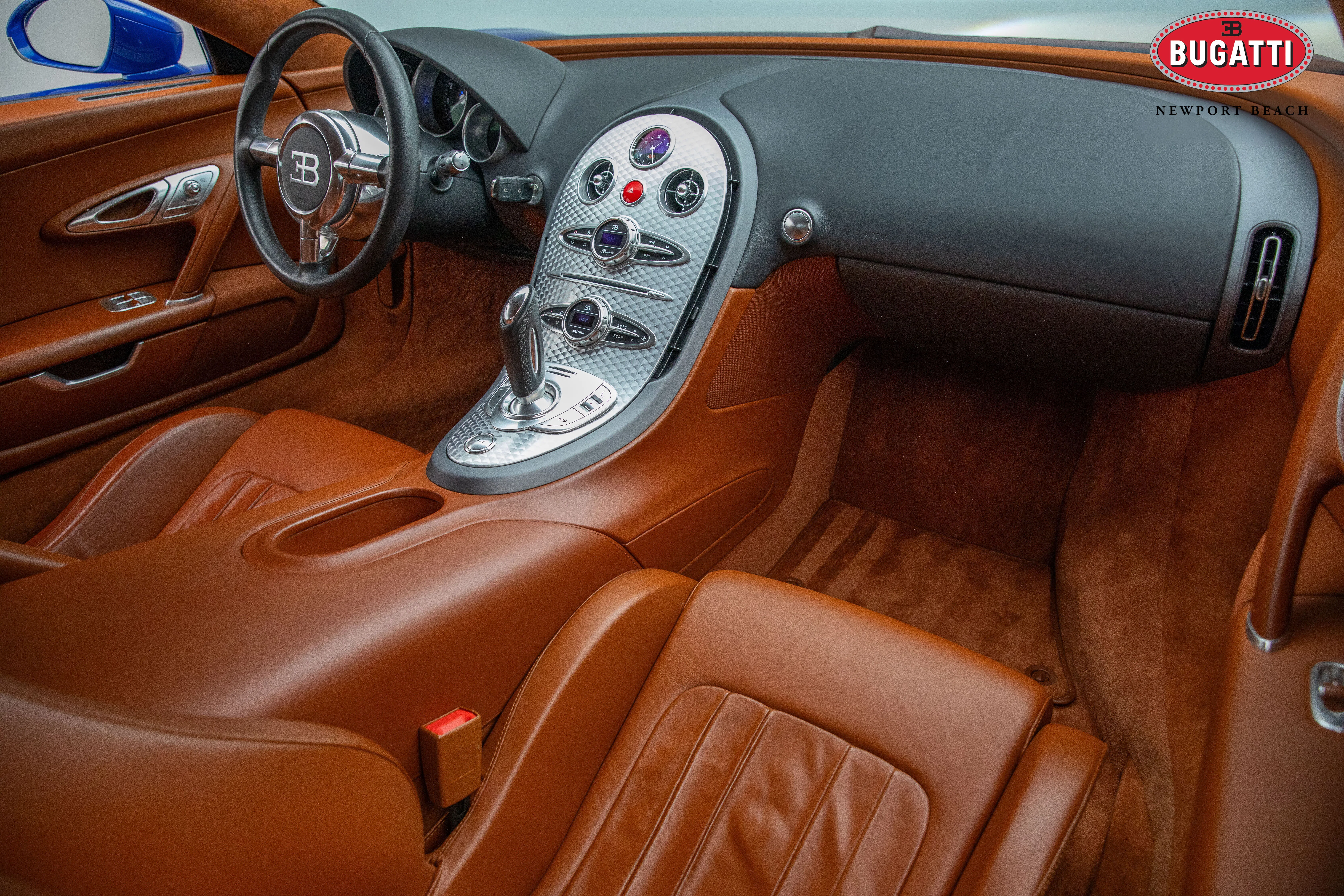 2008 Bugatti Veyron 16.4 interior, Havanna