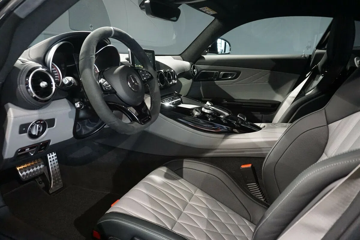 2015 Mercedes-Benz AMG GT C Edition 50 interior, Vollleder, Grau
