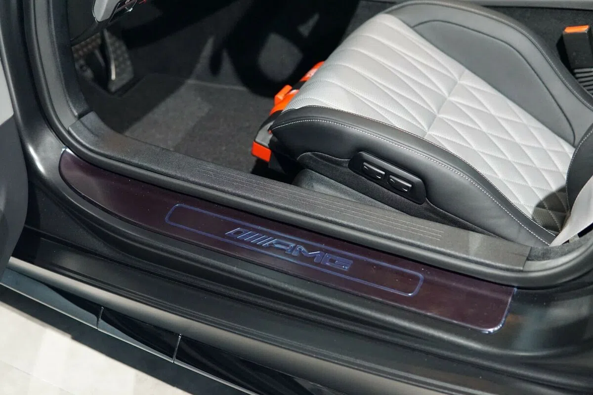 2015 Mercedes-Benz AMG GT C Edition 50 interior, door sill, Vollleder, Grau