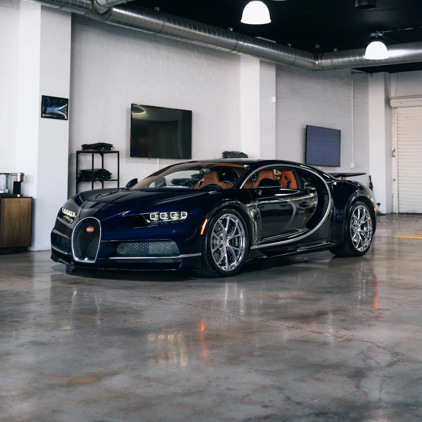 2018 Bugatti Chiron for sale, exterior, Atlantic Blue Metallic