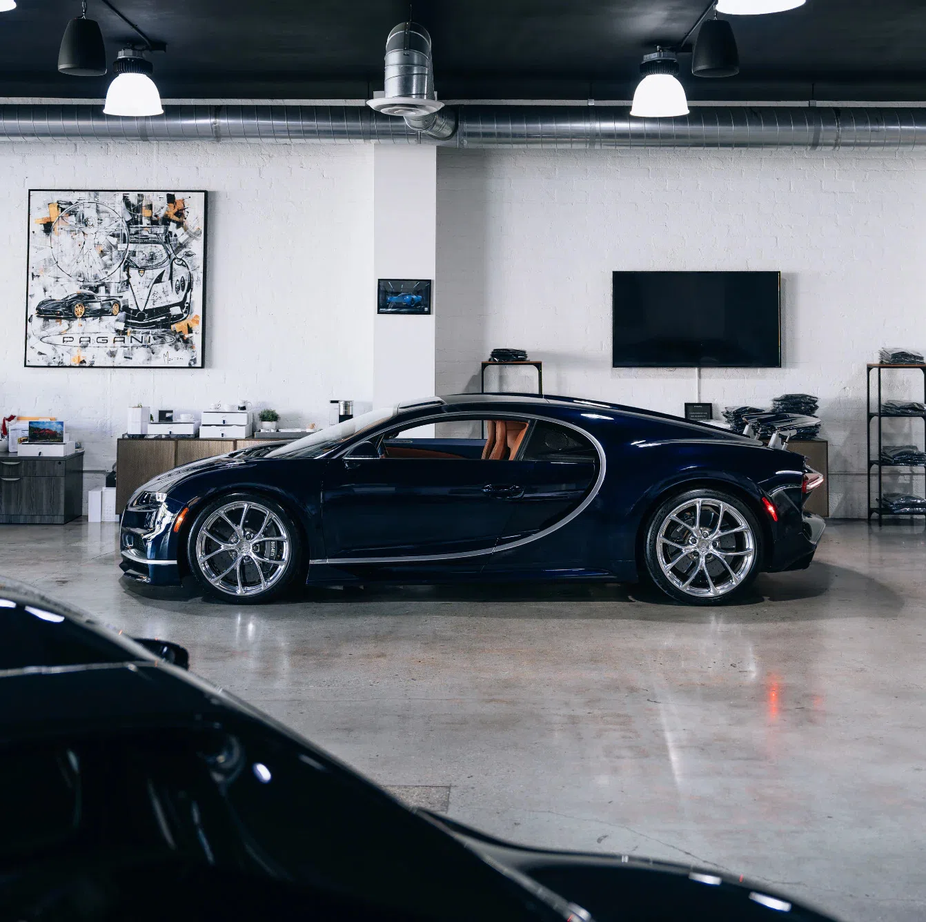 2018 Bugatti Chiron for sale, exterior, Atlantic Blue Metallic